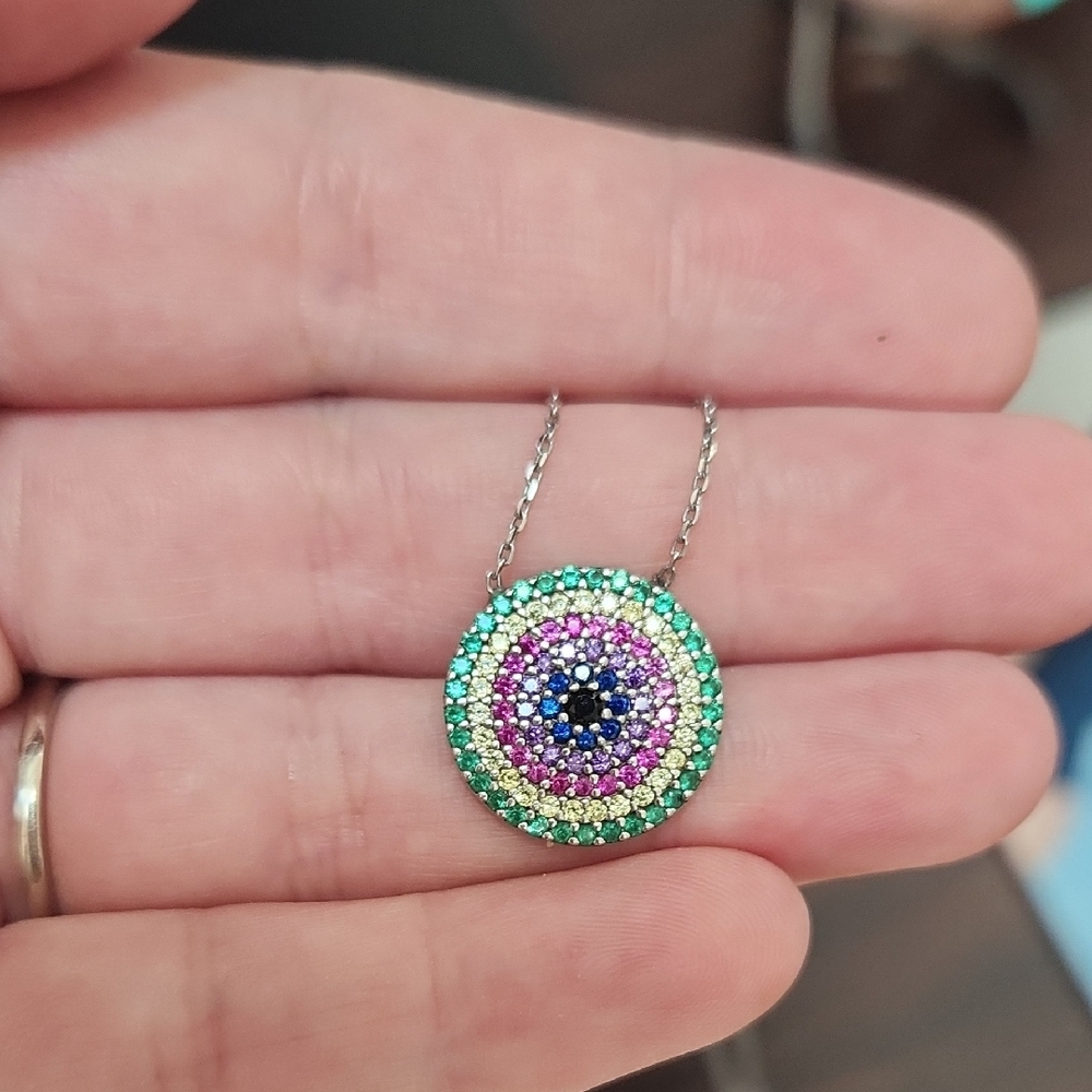 Multicolor Pendant Necklace